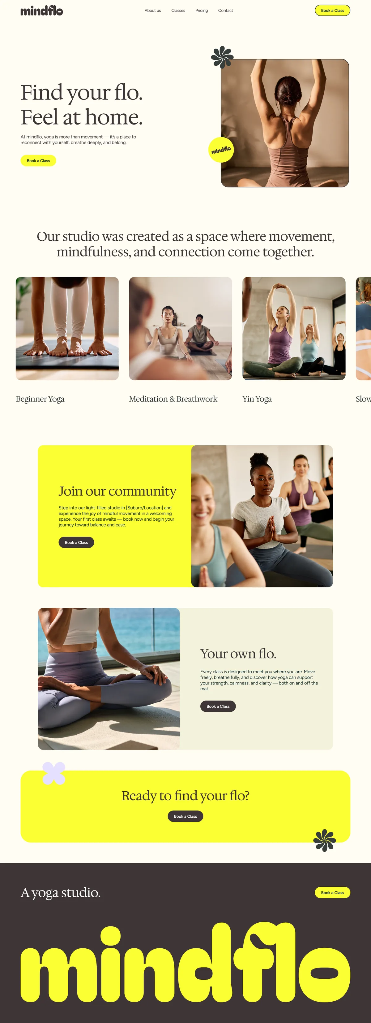 Beauty, Health & Wellness template preview